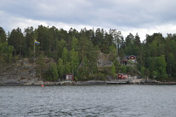 The stunning islands and ocean in the Stockholm Archipelago (Skärgård) in Sweden