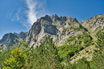 Mountain view in Prokletije National Park