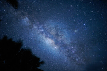 Milky Way seen from the beach