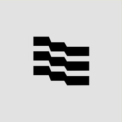 E letter icon logo vector design template