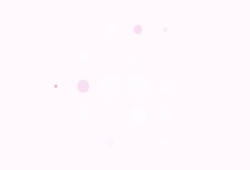Light Pink vector background with spots.