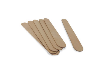 Wooden Tongue Depressor. Selective Focus
