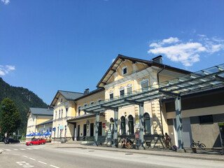 Fototapeta na wymiar street in the Austria town