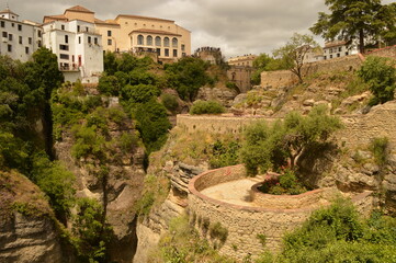 The dramatic and dangerous hiking path El Caminito Del Rey and Ronda in Spain