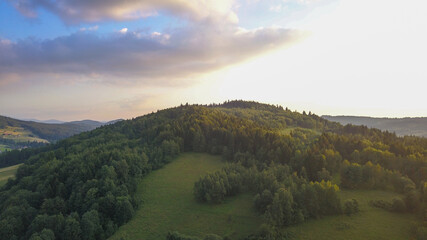 Góra i słońce © Janusz