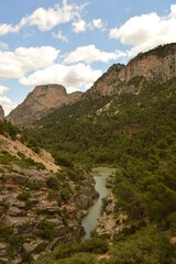 The dramatic and dangerous walkway Caminito Del Rey and the town of Ronda in Southern Spain