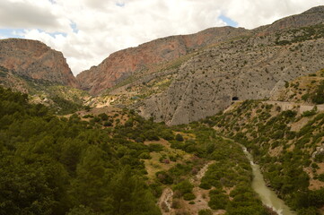 The dramatic and dangerous walkway Caminito Del Rey and the town of Ronda in Southern Spain