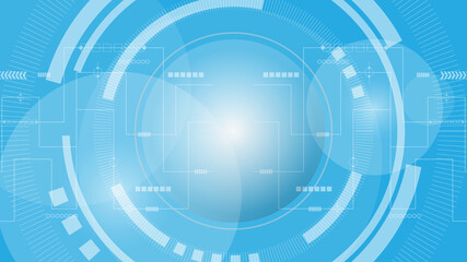 Abstract technology background, Illustration,Hi-tech communication concept innovation background,science and technology digital blue background