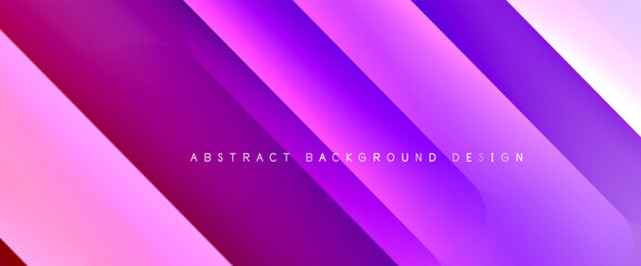 Fluid gradients with dynamic diagonal lines abstract background. Bright colors with dynamic light and shadow effects. Vector wallpaper or poster