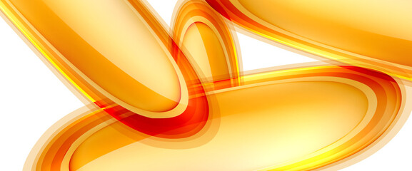 Circles and bubbles abstract background. Fluid liquid round shapes for web banner, app or poster