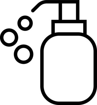 personal protective equipment, personal protective equipment flat vector icons and symbols. dispenser soap, liquid soap. outline symbols. prevention, covid prevention 19.
