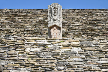 Temple maya à Tonina, Mexique	
