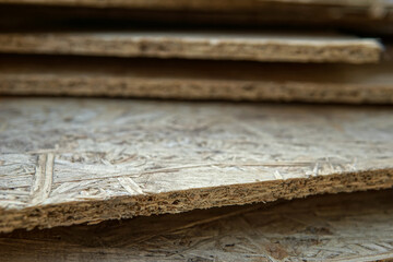 OSB sheets texture, plywood, close-up.    