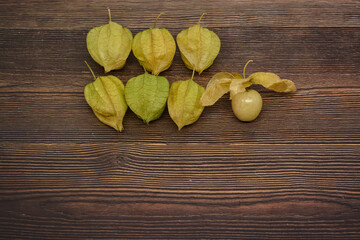 Physalis fruits for herbal medicine. Healthy fruits from Asia. 