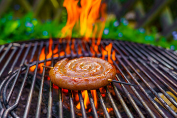 Bratwurst auf Grill