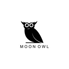 Owl logo template vector