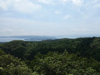 高台からの能登の海