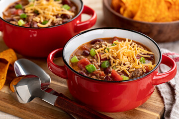 Bowl of chili con carne
