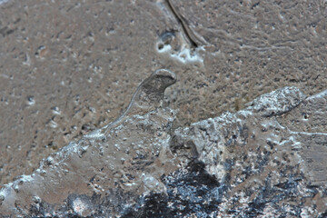 fancy interesting molten tin ingot