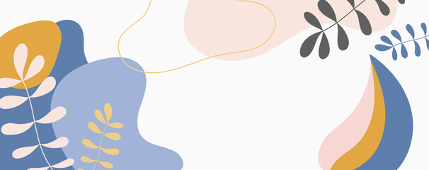 Vector of elegant abstract creative background graphic design template for social media