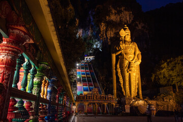 The hindu temple - Batu Caves at Kuala Lumpur Malasia