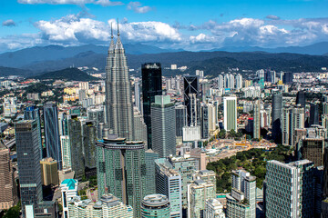 Obraz premium The skyscrapers of Kuala lumpur 