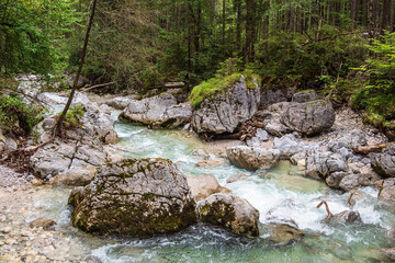 Ramsauer Ache im Zauberwald im Berchtesgadener Land