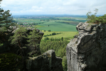 The picture from the natural area with rocks called 