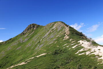 初秋の八ヶ岳連峰　根石岳からの東天狗岳