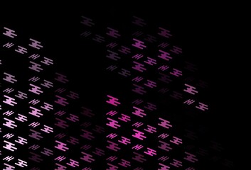 Dark Pink vector background with straight lines.