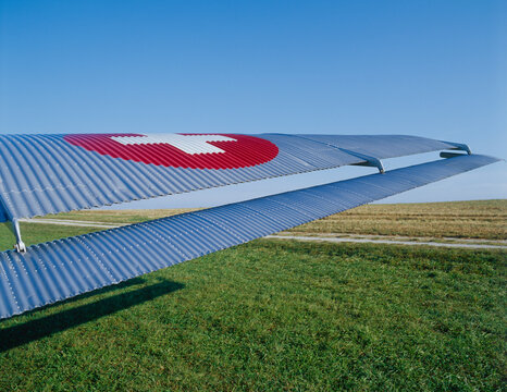 Corrugated duralumin planked wing of an Iron Annie
