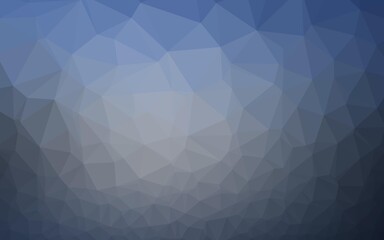 Light BLUE vector abstract mosaic backdrop. A sample with polygonal shapes. Template for a cell phone background.