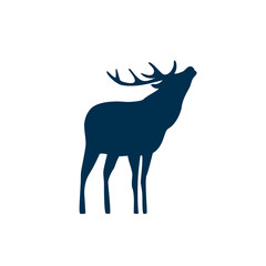 Deer vector illustration.