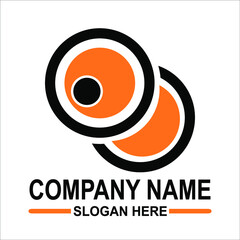 Simple logo template ready to add text