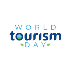 Design for World Tourism Day celebration in vector illustration.