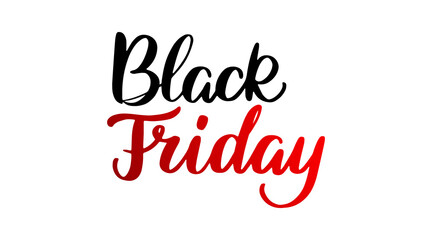 Black Friday lettering. Ad, poster, sign board design layout. Handwritten lettering. Сursive.