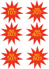 バーゲン　セール　アイコン　マックス