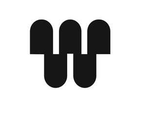 w initials logo letters and logo designs