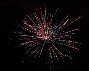 fireworks in the sky