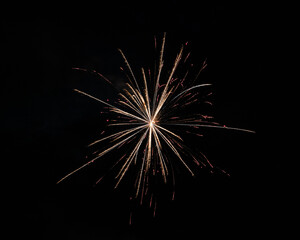Fototapeta premium fireworks in the night sky