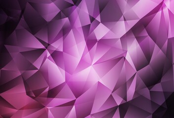 Light Purple, Pink vector abstract mosaic pattern.