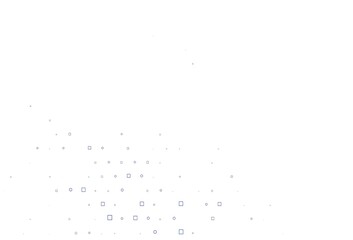 Light Blue, Green vector backdrop with dots, spots, cubes.