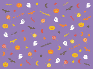 ハロウィン背景・壁紙イラスト2