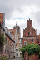 Fototapeta premium Wulflamhaus - mittelalterliches Giebelhaus