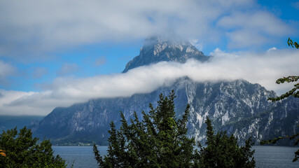 Salzkammergut is an Austrian region of lakes and Alpine ranges near Salzburg.