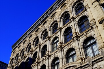 Fototapeta na wymiar façade bâtiment Montréal 