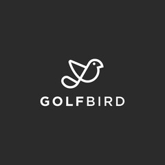 golf bird logo. bird icon