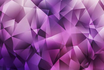Obraz premium Light Purple, Pink vector polygonal pattern.