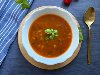 Classic Italian vegetable soup 