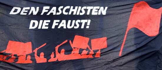 Transparent auf einer Demo: 